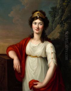 Portrait of Ludwika Lanckoronska nee Rzewuska.