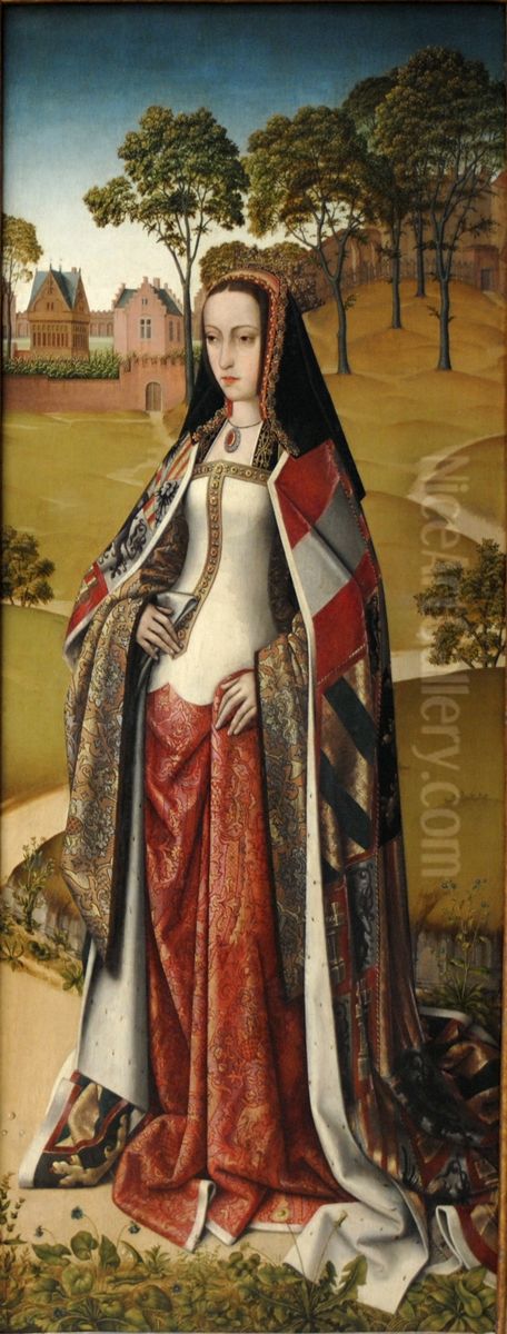 Portrait of Joan 'the Mad' of Aragon and Castile (1479-1555) Oil Painting by Master of Affligem Portrait of Joan 'the Mad' of Aragon and Castile (1479-1555) Oil Painting by Master of Affligem