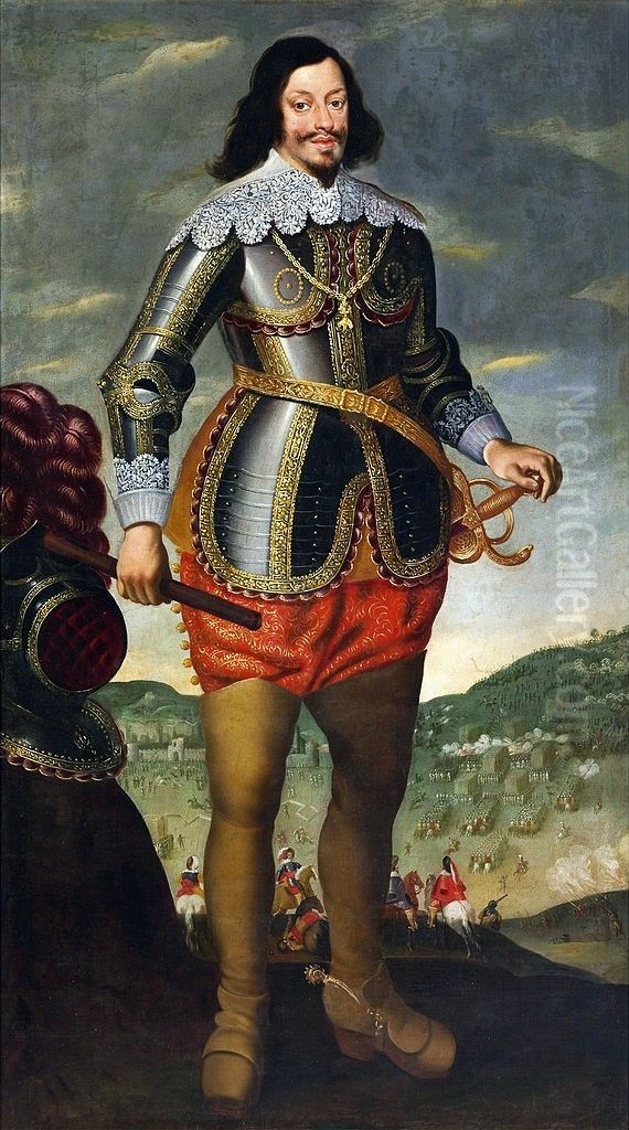Portrait of Ferdinand III Habsburg. Oil Painting by Frans Luycx
