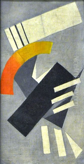 Suprematism Oil Painting by Olga Rozanova