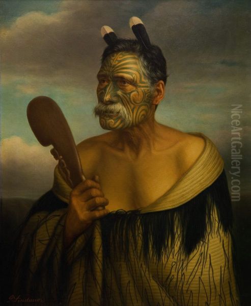Kewene Te Haho Oil Painting by Gottfried Lindauer