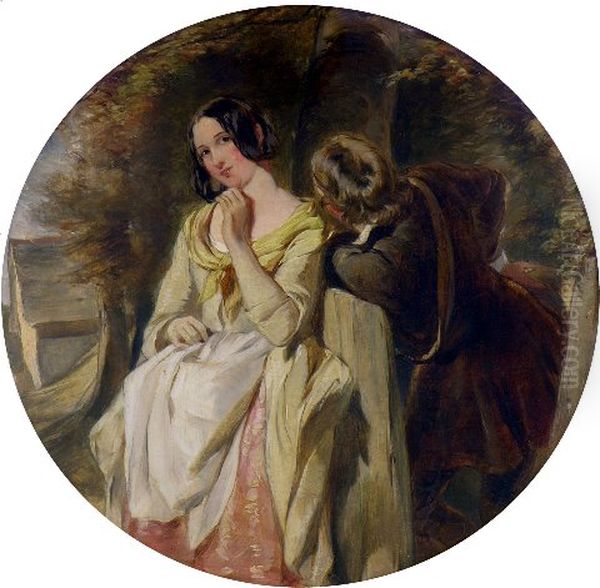 The Proposal Oil Painting by William Powell Frith