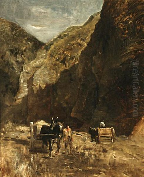Sumner Quarry Oil Painting by Petrus van der Velden