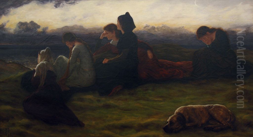 Legend of Sir Patrick Spens Oil Painting by James Archer