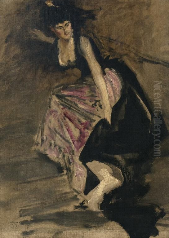 Study Oil Painting by John Pettie