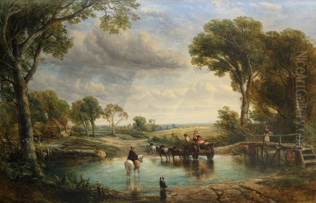 England Oil Painting by Thomas Creswick