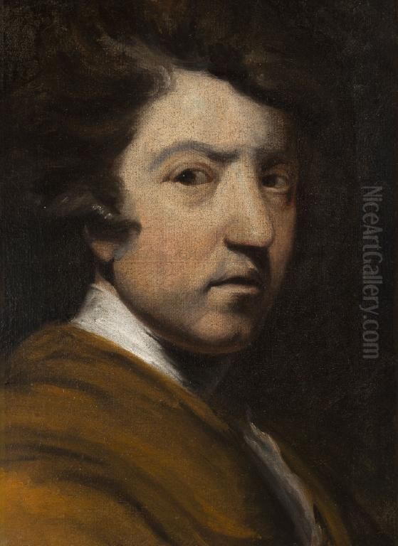 Joshua Reynolds Oil Painting by James Northcote