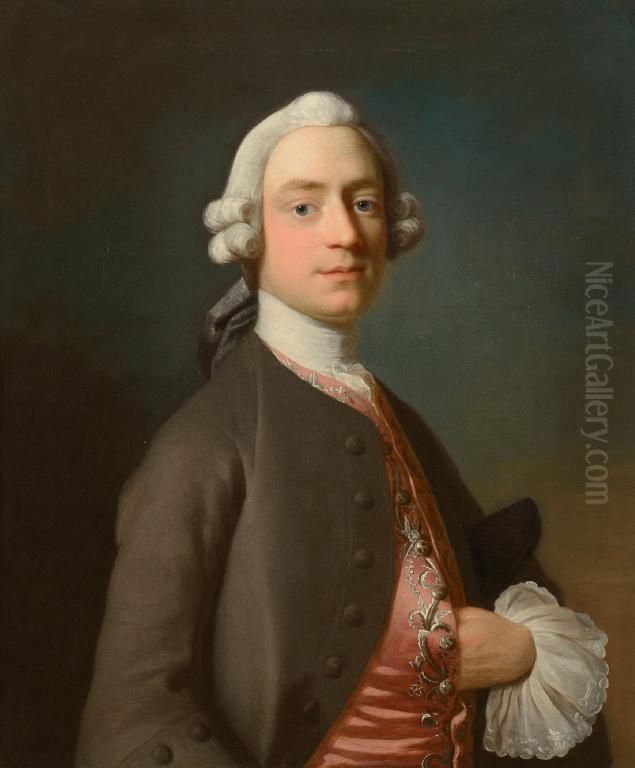 Portrait of a Man Oil Painting by Allan Ramsay