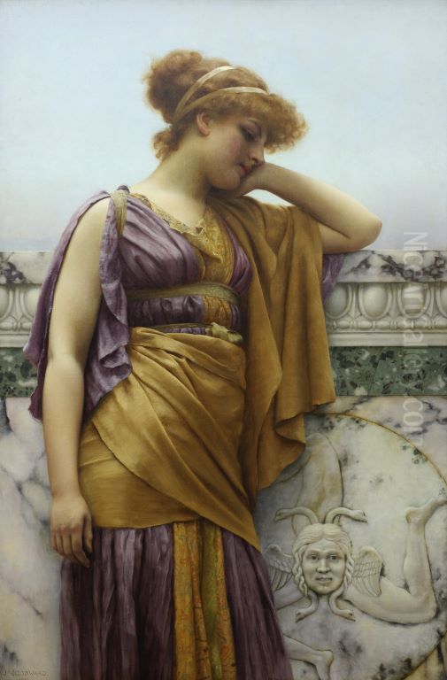 Memories Oil Painting by John William Godward