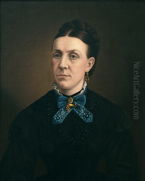 Eliza Brookes Oil Painting by Gottfried Lindauer