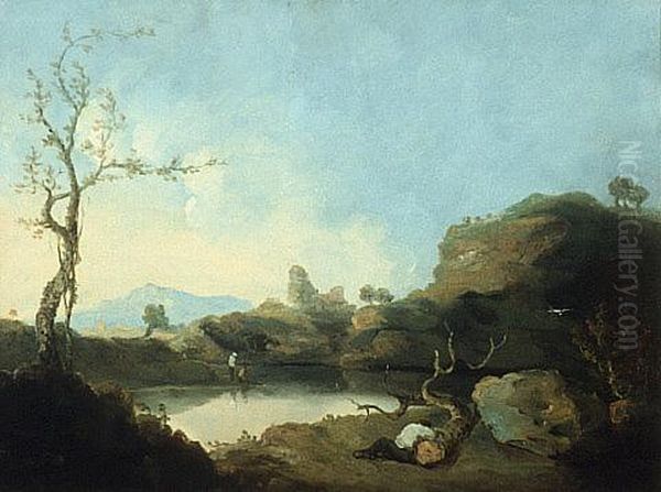 Landscape Oil Painting by William Hodges