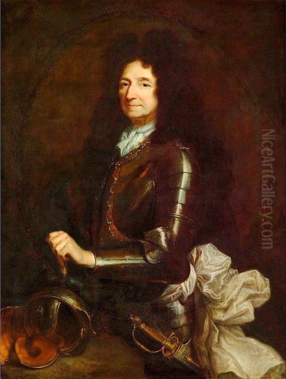 Portrait of Jan Andrzej Morsztyn. Oil Painting by Hyacinthe Rigaud