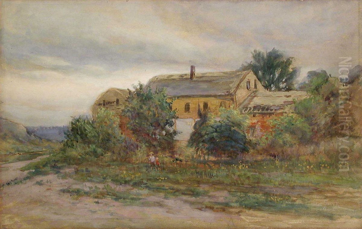 The Haunted Mill (Brookville) Oil Painting by Otto Stark