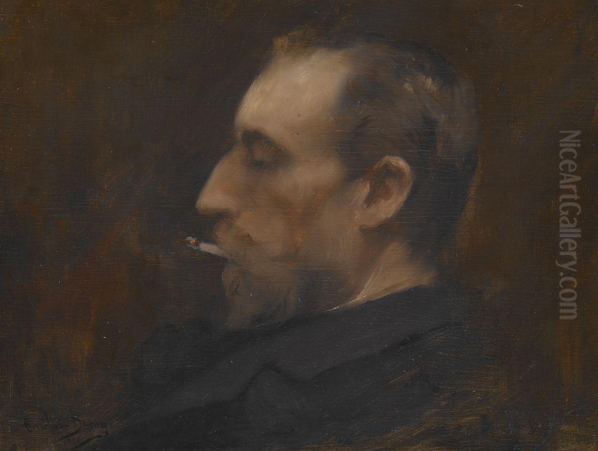 Portrait of a Man Oil Painting by Carolus-Duran