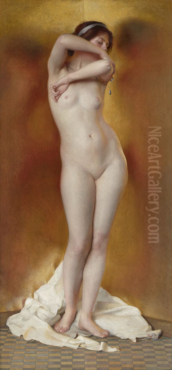 Glow of Gold, Gleam of Pearl Oil Painting by William McGregor Paxton