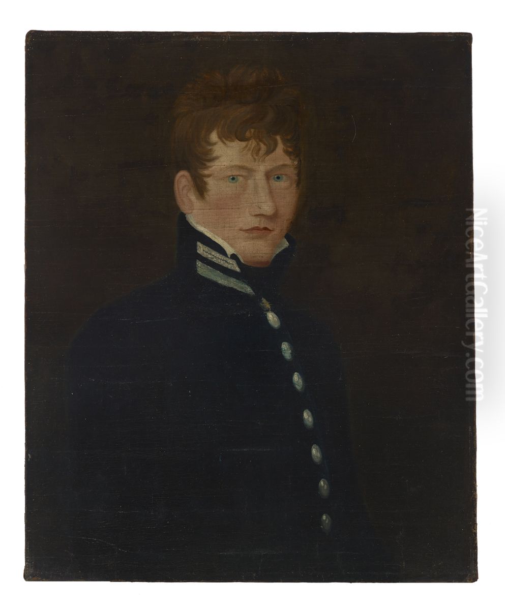 Self-Portrait Oil Painting by Lewis Peckham
