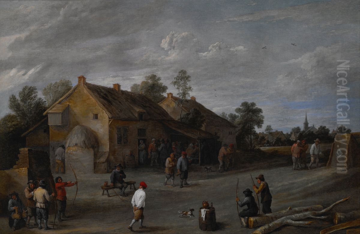 The Archers Oil Painting by David Teniers the Younger