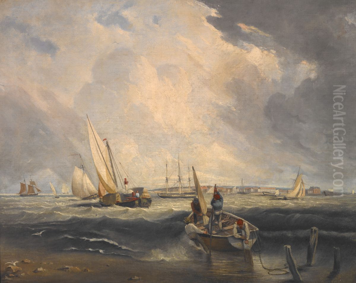 Bligh Sands, Sheerness Oil Painting by Clarkson Frederick Stanfield