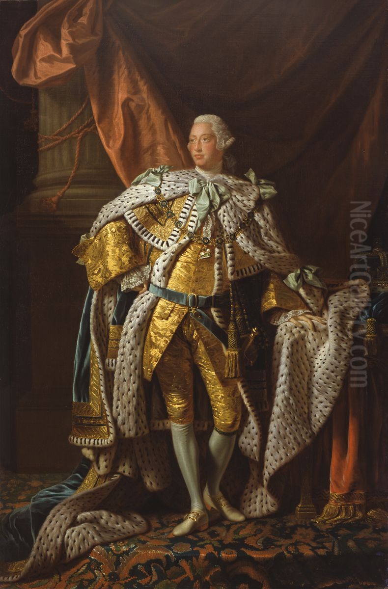 King George III Oil Painting by Allan Ramsay