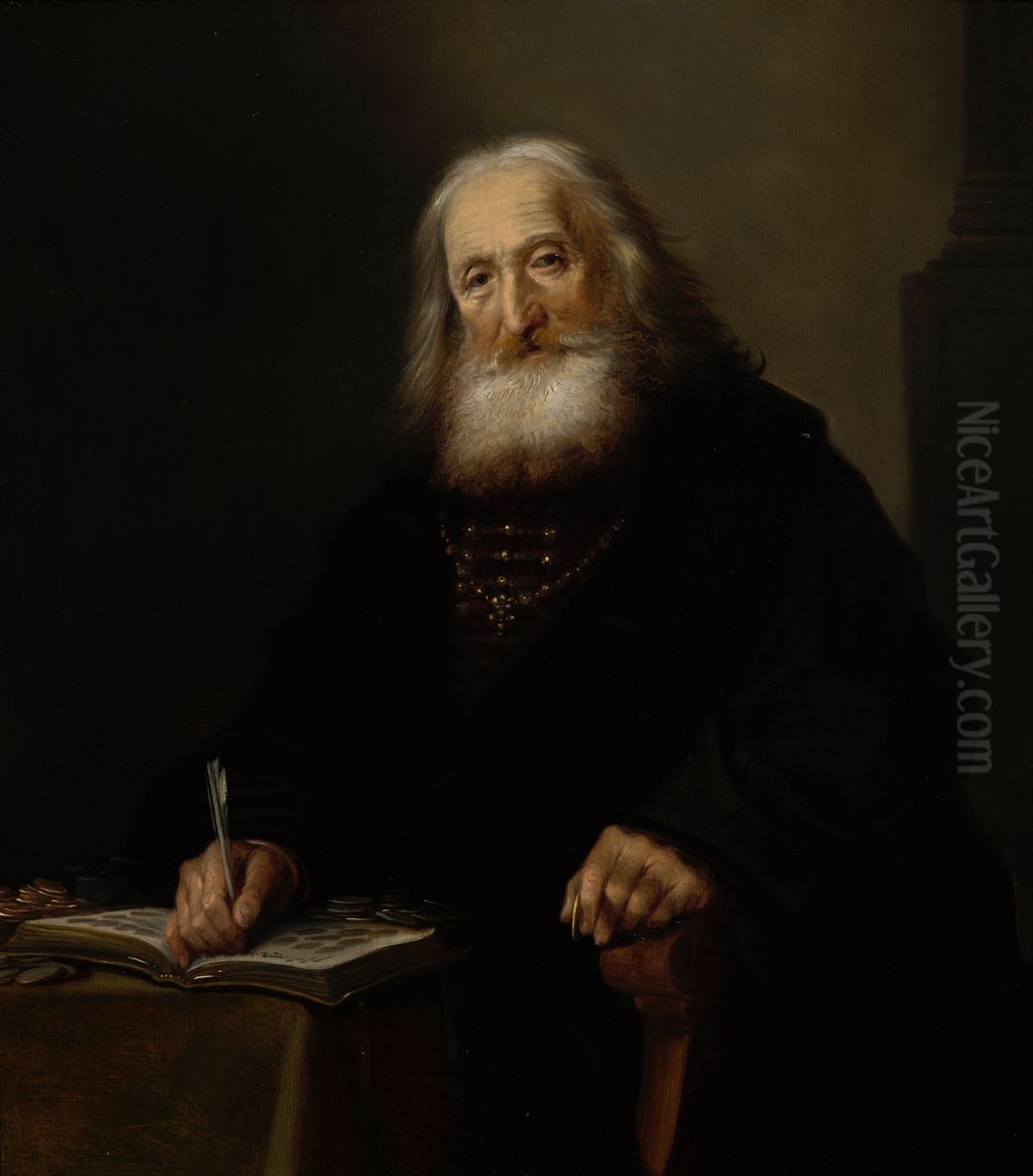 The Coin Collector Oil Painting by Hendrik Gerritsz Pot