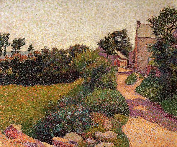 The Road in Sunlight Oil Painting by Henri Delavallee