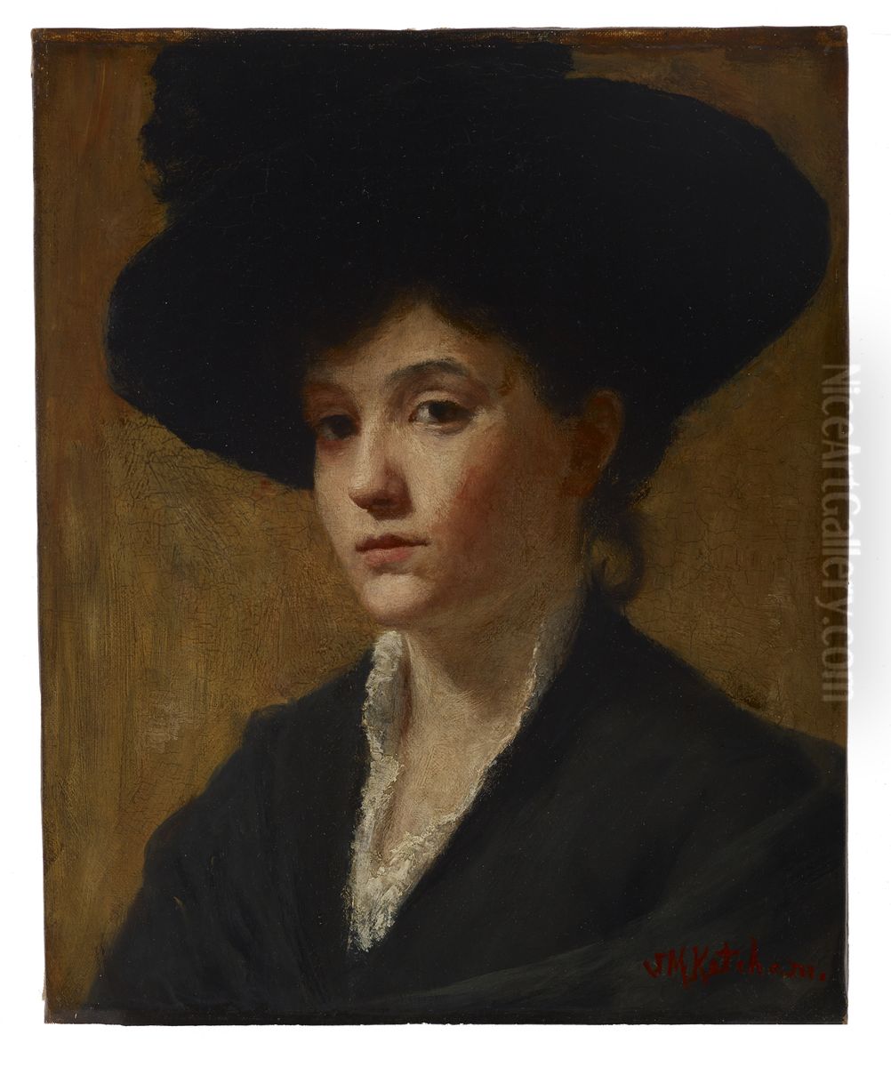 Study of a Hat Oil Painting by Susan Merrill Ketcham