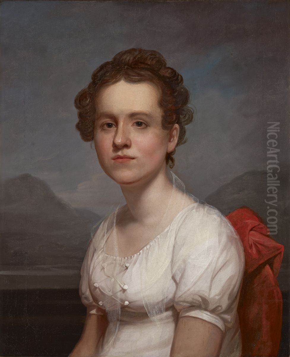 Portrait of Helen Miller (Mrs. Charles G. McLean) Oil Painting by Rembrandt Peale