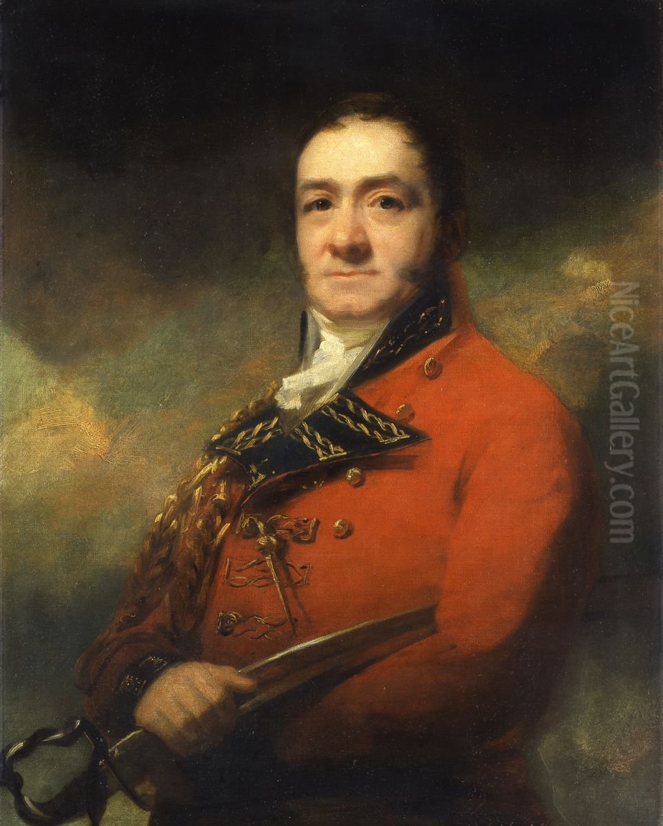 Major General Charles Reynolds Oil Painting by Henry Raeburn
