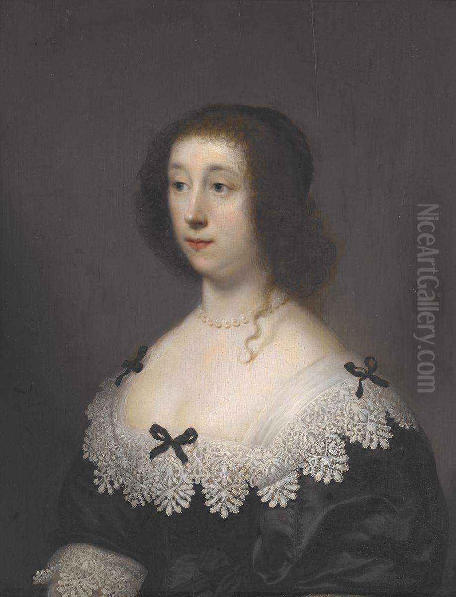 Lettice Morison, Vicountess Falkland Oil Painting by Cornelis Janssens van Ceulen