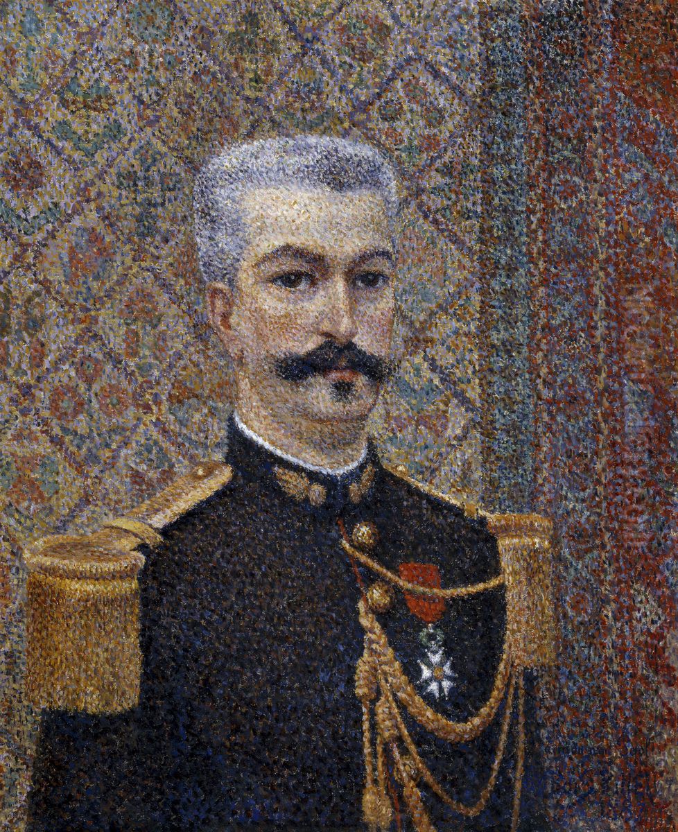 Portrait of Monsieur Pool Oil Painting by Albert Dubois-Pillet