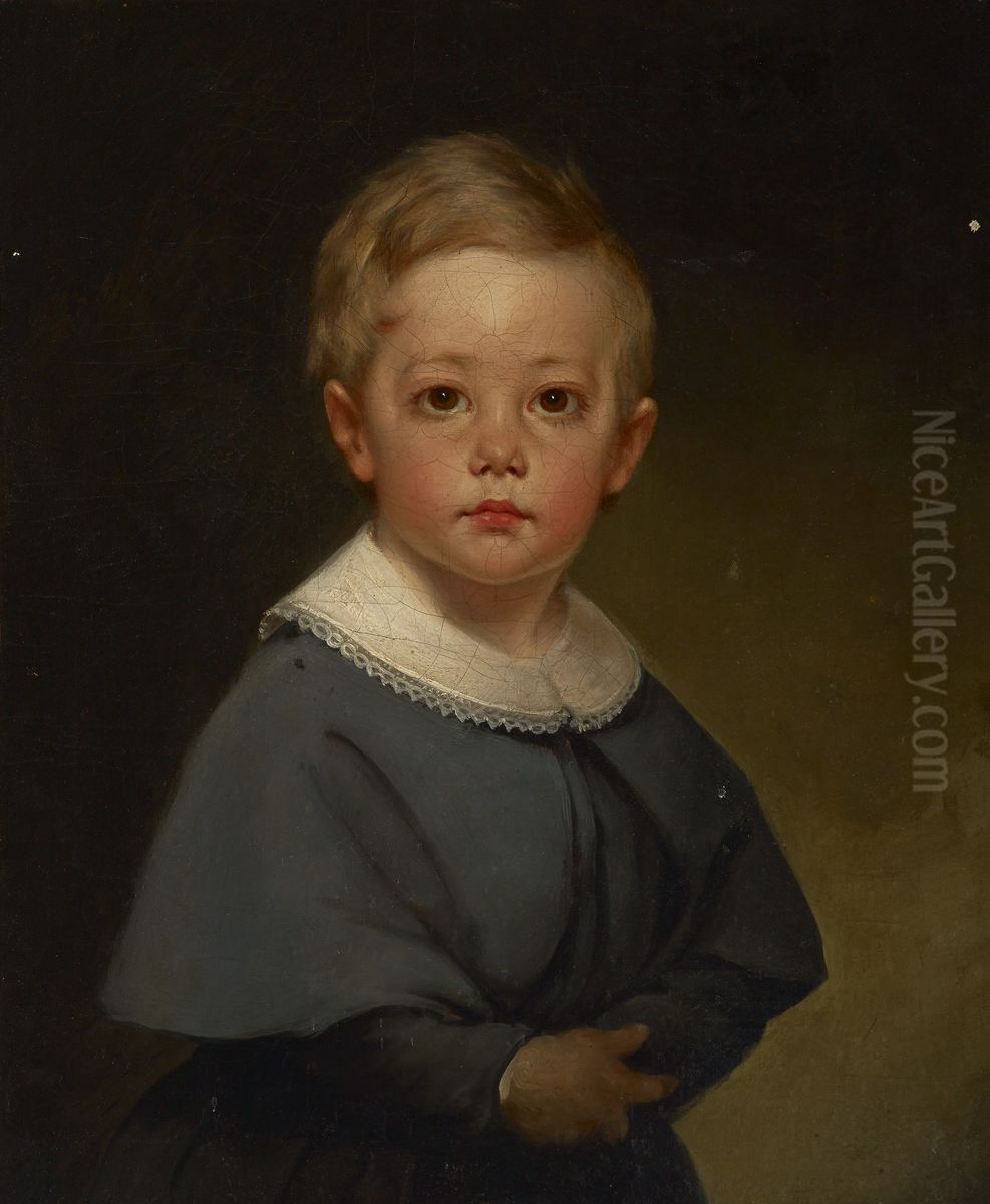 Portrait of Chester Harding Krum Oil Painting by Chester Harding