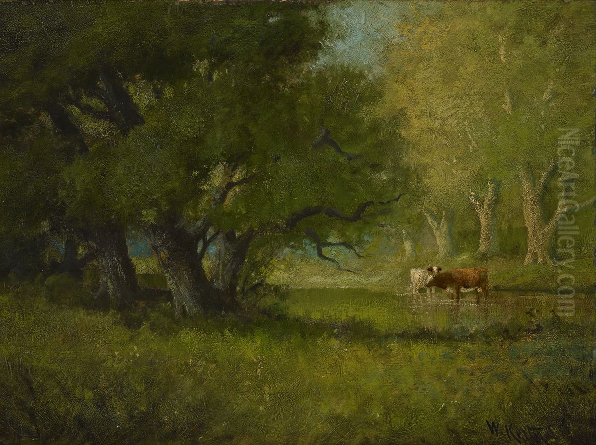 Landscape (Midsummer) Oil Painting by William Keith