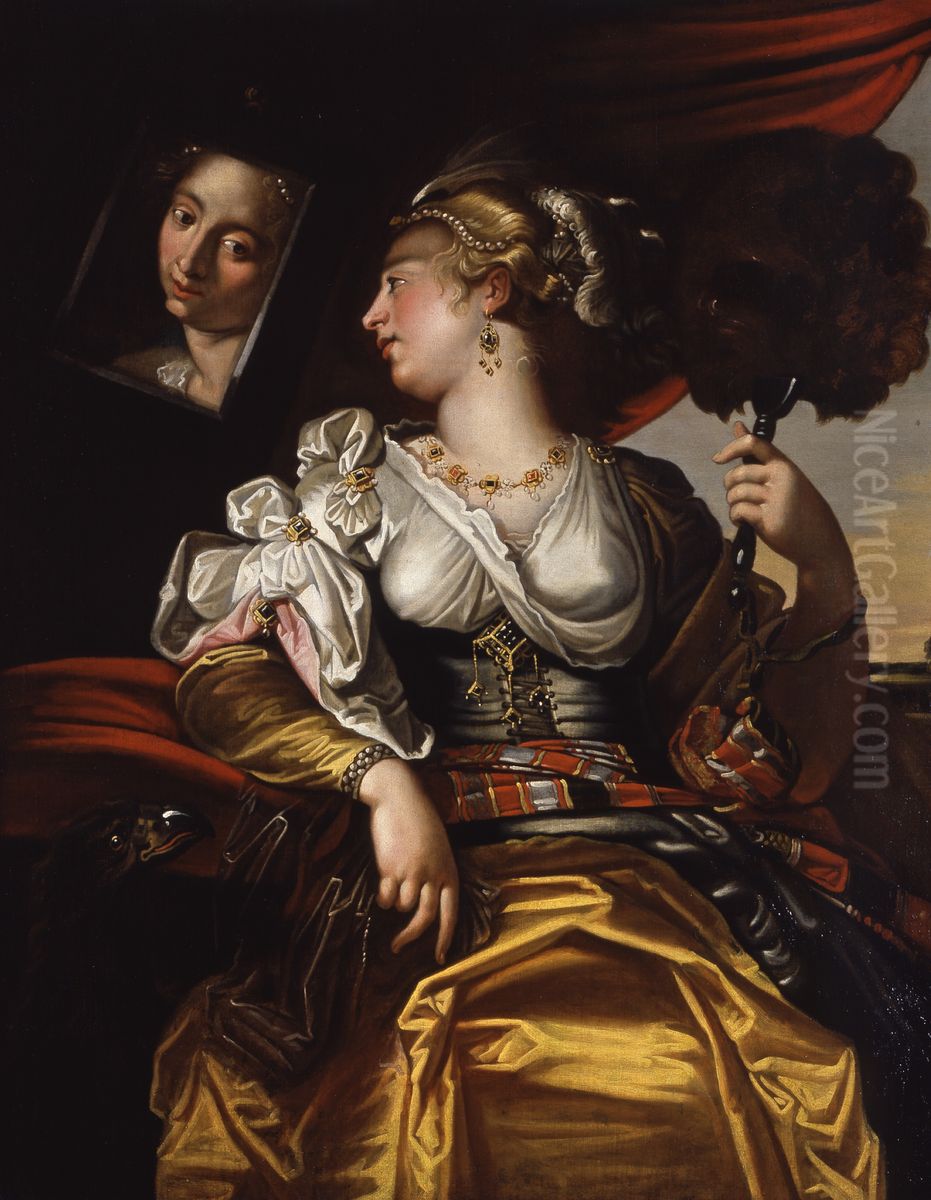 The Sense of Sight Oil Painting by Abraham Janssens I