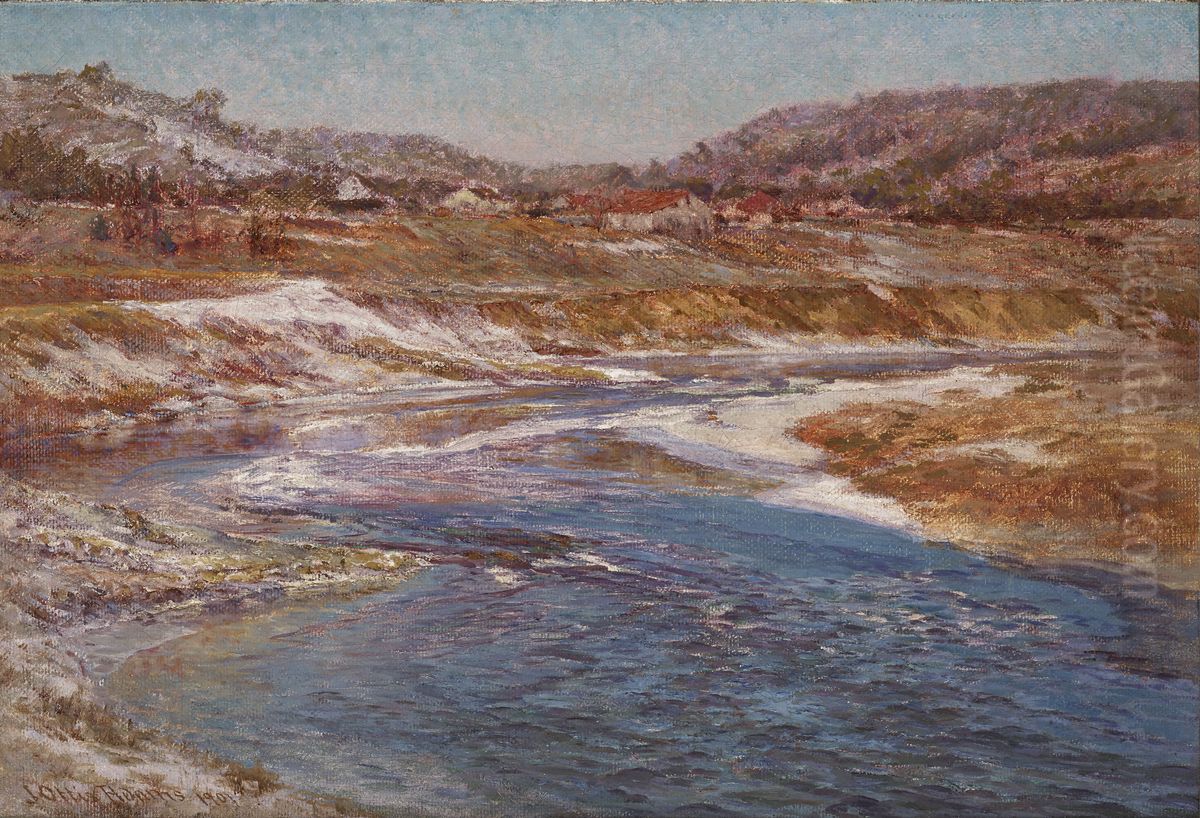 The Wane of Winter Oil Painting by J. Ottis Adams