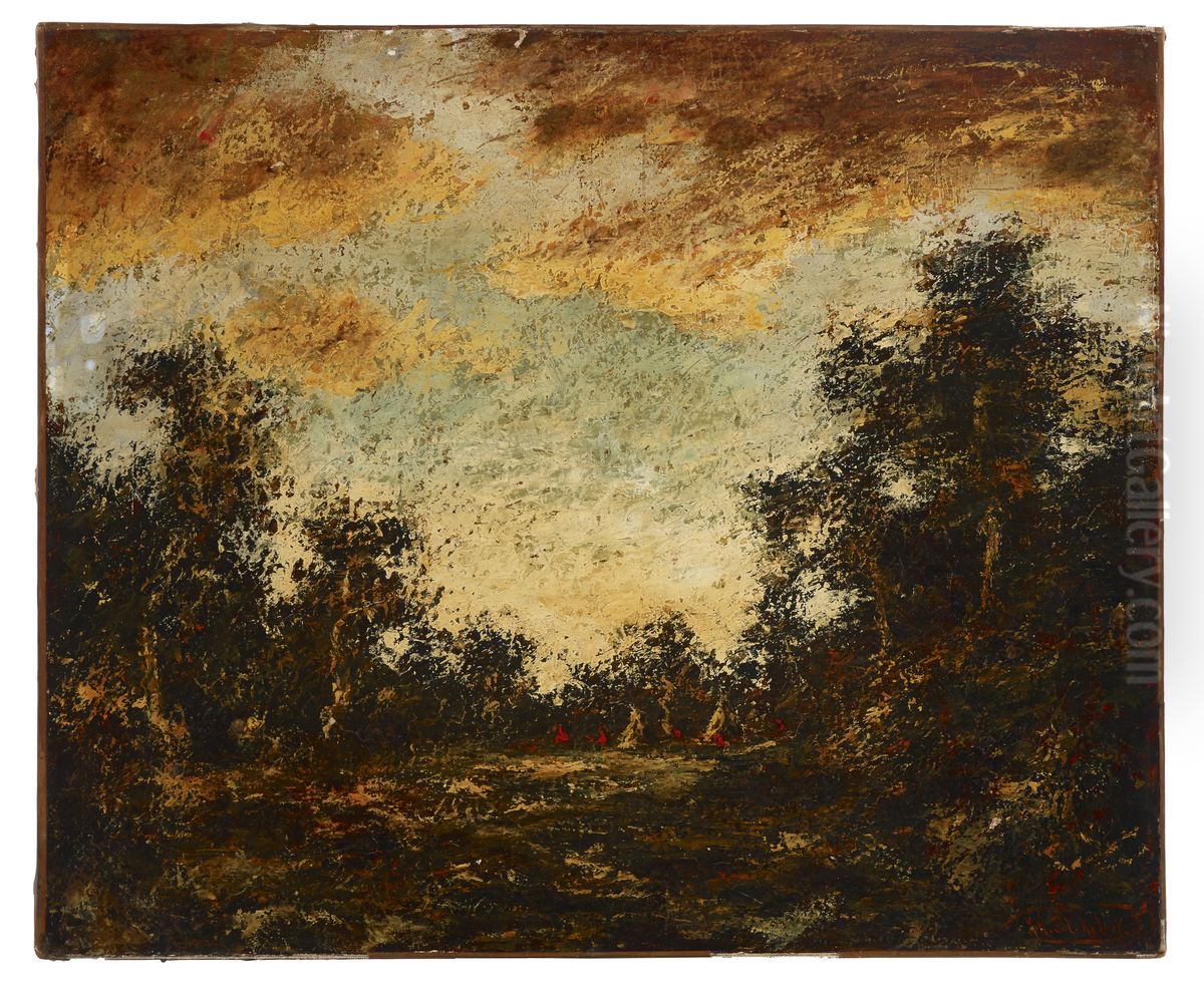 Morning Light Oil Painting by Ralph Albert Blakelock
