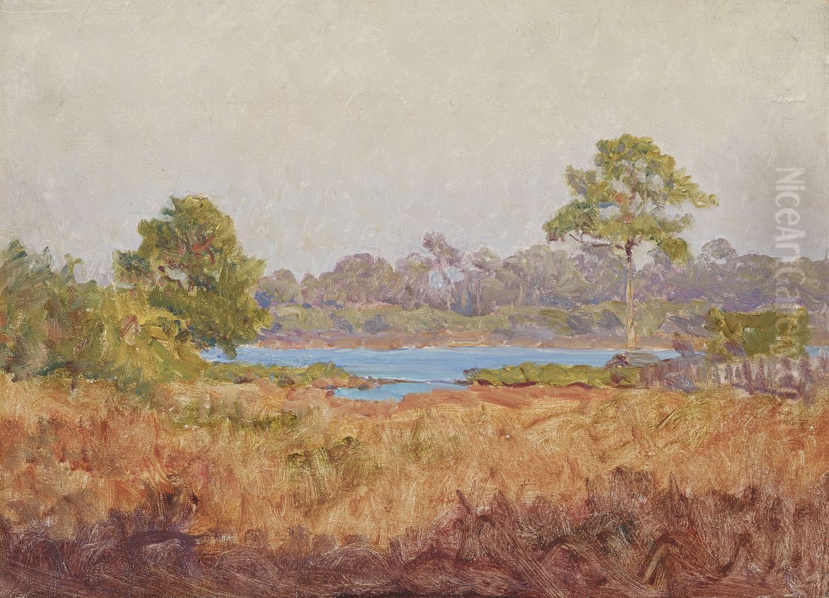 Field Study, Florida Oil Painting by J. Ottis Adams