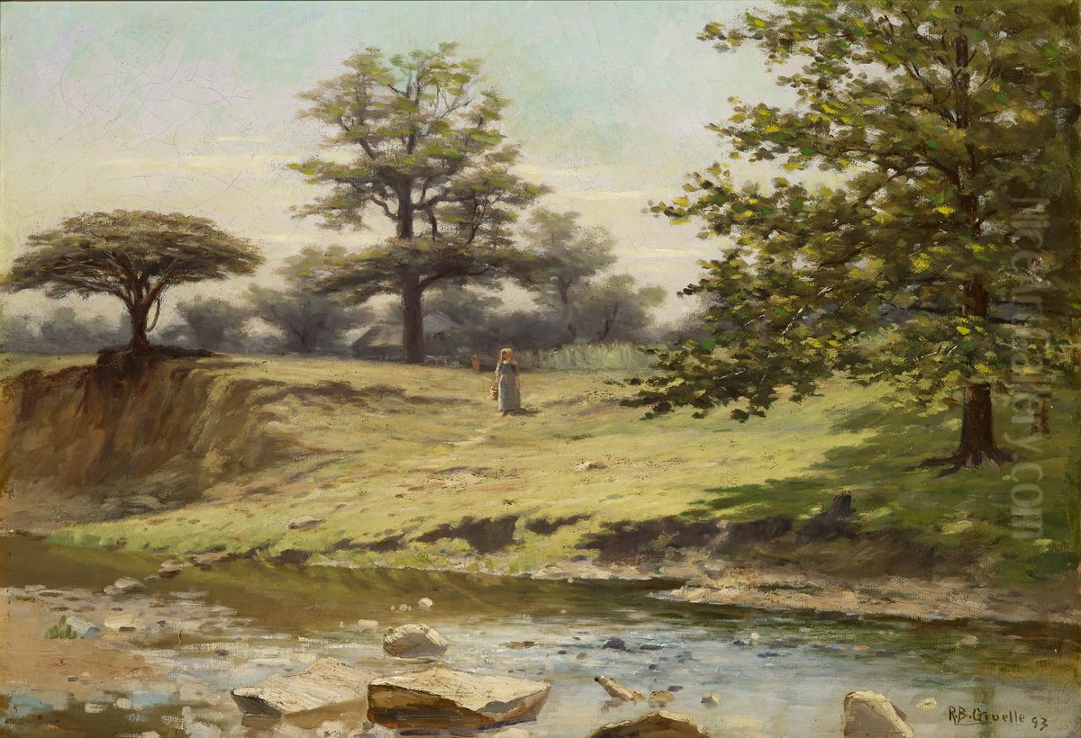 Untitled Landscape Oil Painting by Richard Gruelle