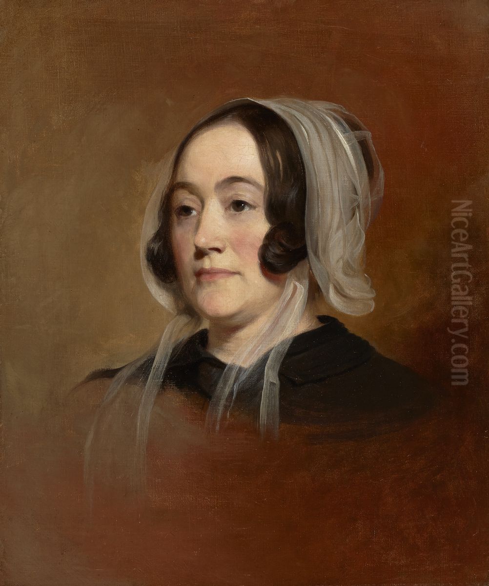 Mrs. Henry Robinson Oil Painting by Thomas Sully