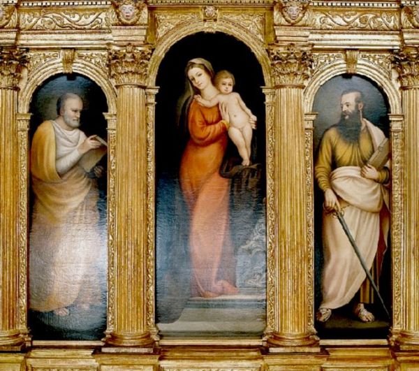 Castello Roganzuolo Altarpiece Oil Painting by Titian