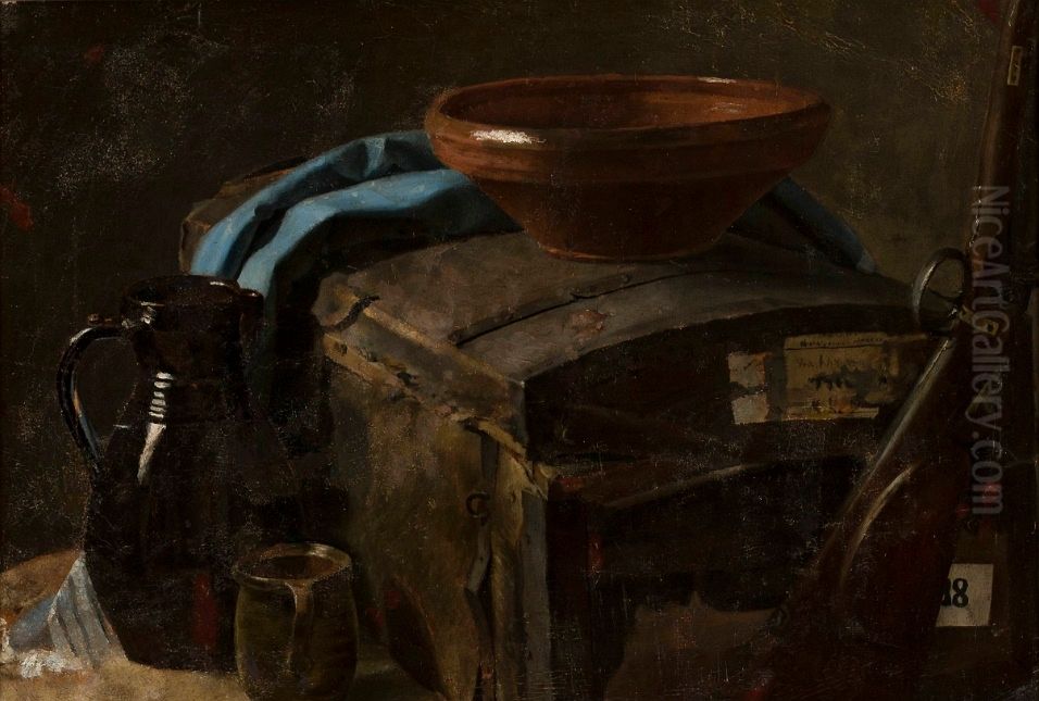 Still life Oil Painting by Maksymilian Gierymski