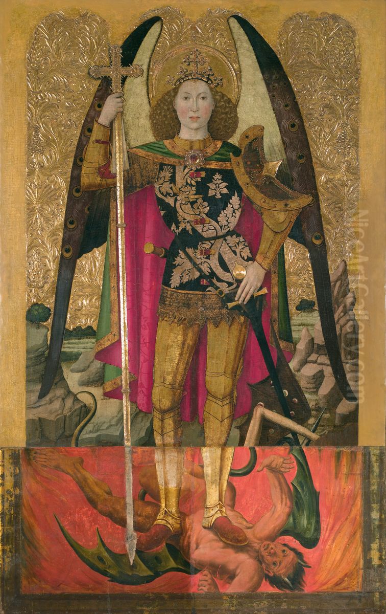 Saint Michael Oil Painting by Jaume Huguet