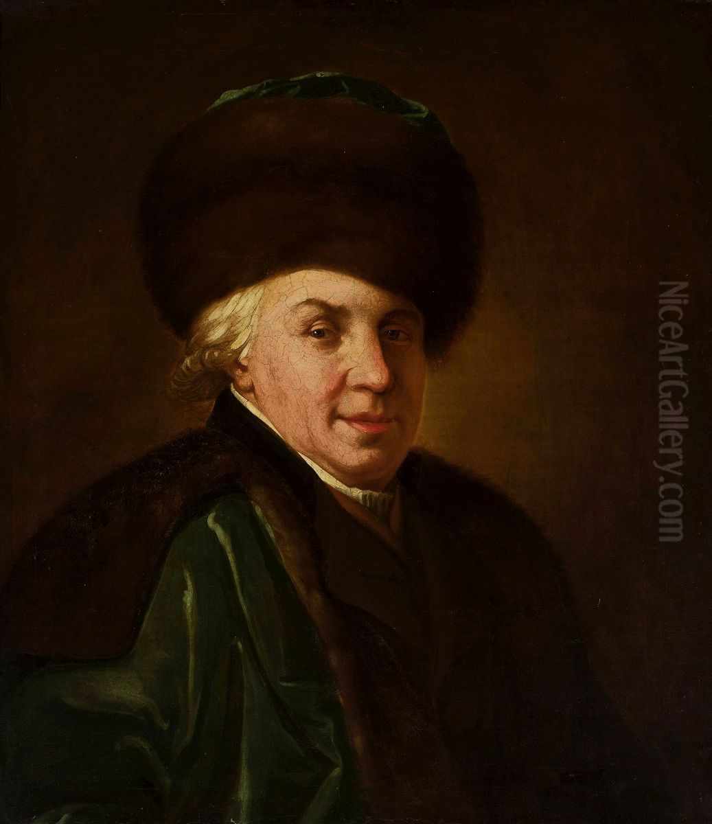 Portrait of G.R. Derzhavin, Russian poet Oil Painting by Salvatore Tonci