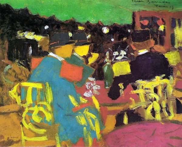 Impresion de Boulevard Oil Painting by Rafael Barradas