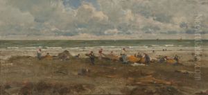Fishermen on the beach