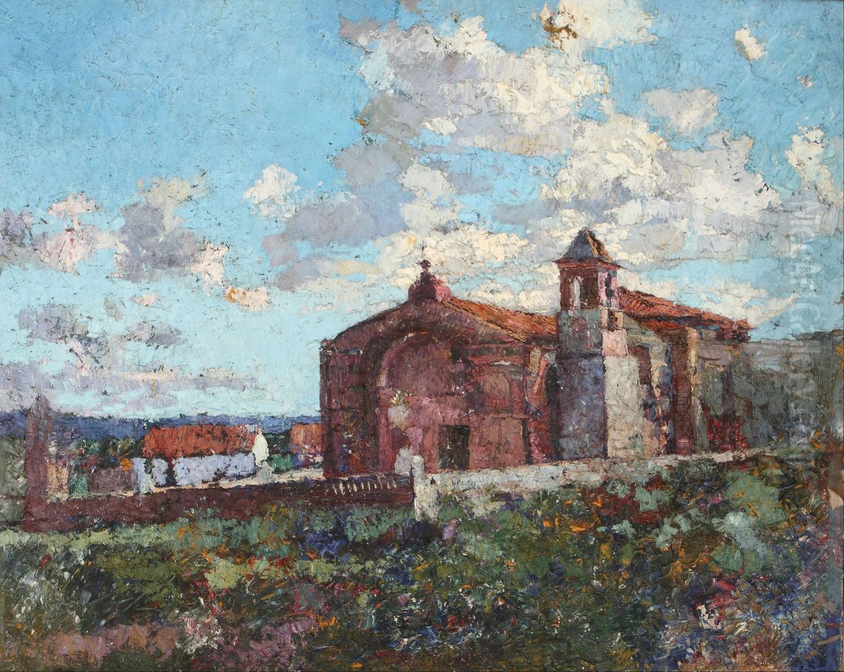 Capilla de Ischilin Oil Painting by Fernando Fader