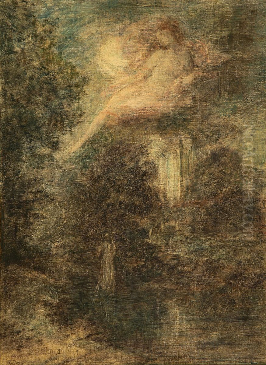 L'Evocation (Solitude) Oil Painting by Henri Fantin-Latour