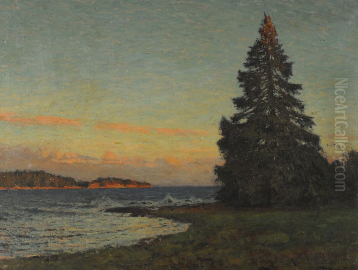 El abeto Oil Painting by Gottfrid Kallstenius