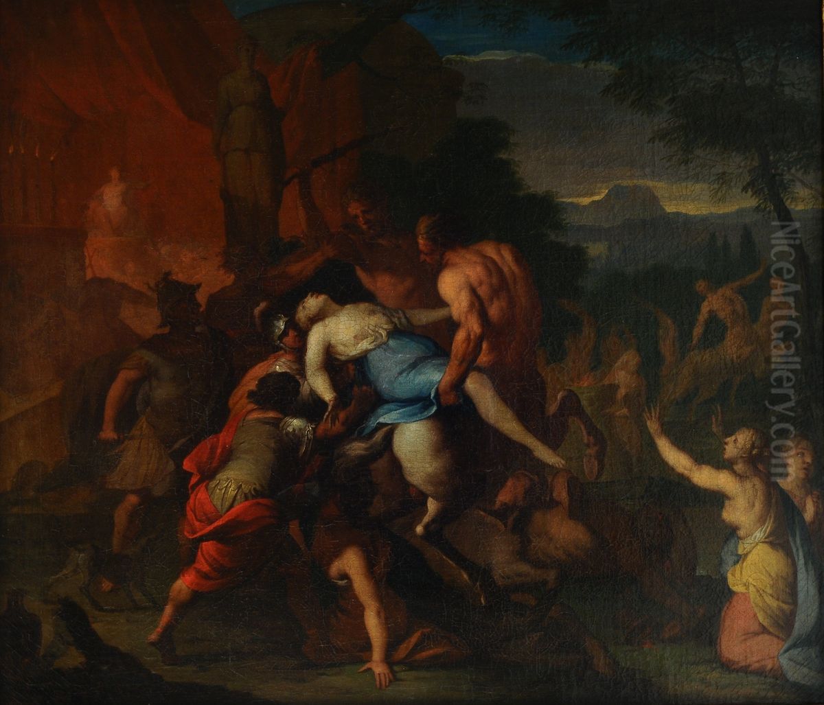 Centauros e ilotas) Oil Painting by Gerard de Lairesse