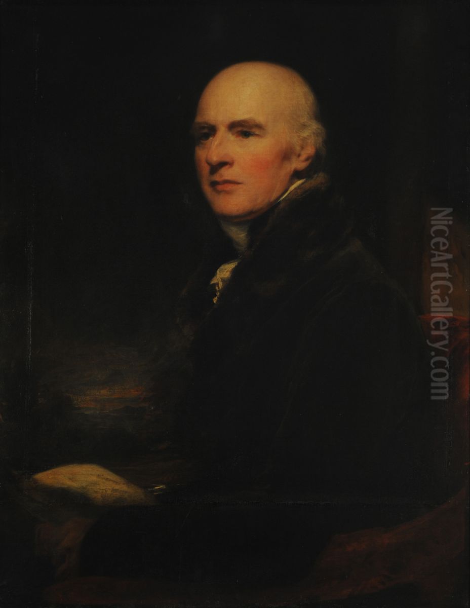 Portrait of Joseph Farington, R.A. Oil Painting by Thomas Lawrence