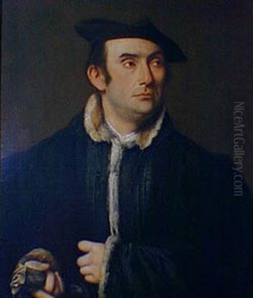 Retrato de un magistrado Oil Painting by Bernardino Licinio